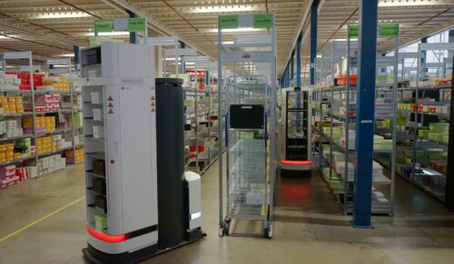 Der Roboter Toru im Einsatz (Foto: Magazino)
