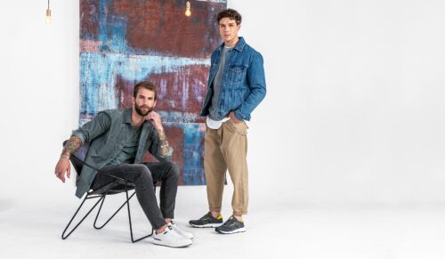 André Hamann und Konstantin Kreyer sind die neuen Influencer für Pius Gabor. (Foto: Pius Gabor)