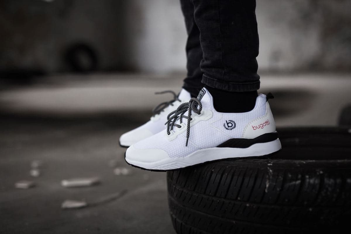 Modell der Bugatti-Sneaker-Kollektion von Astormueller. (Foto: Bugatti)