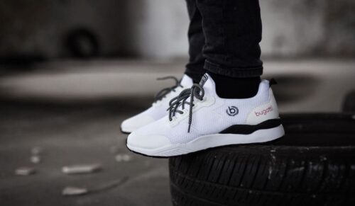 Modell der Bugatti-Sneaker-Kollektion von Astormueller. (Foto: Bugatti)