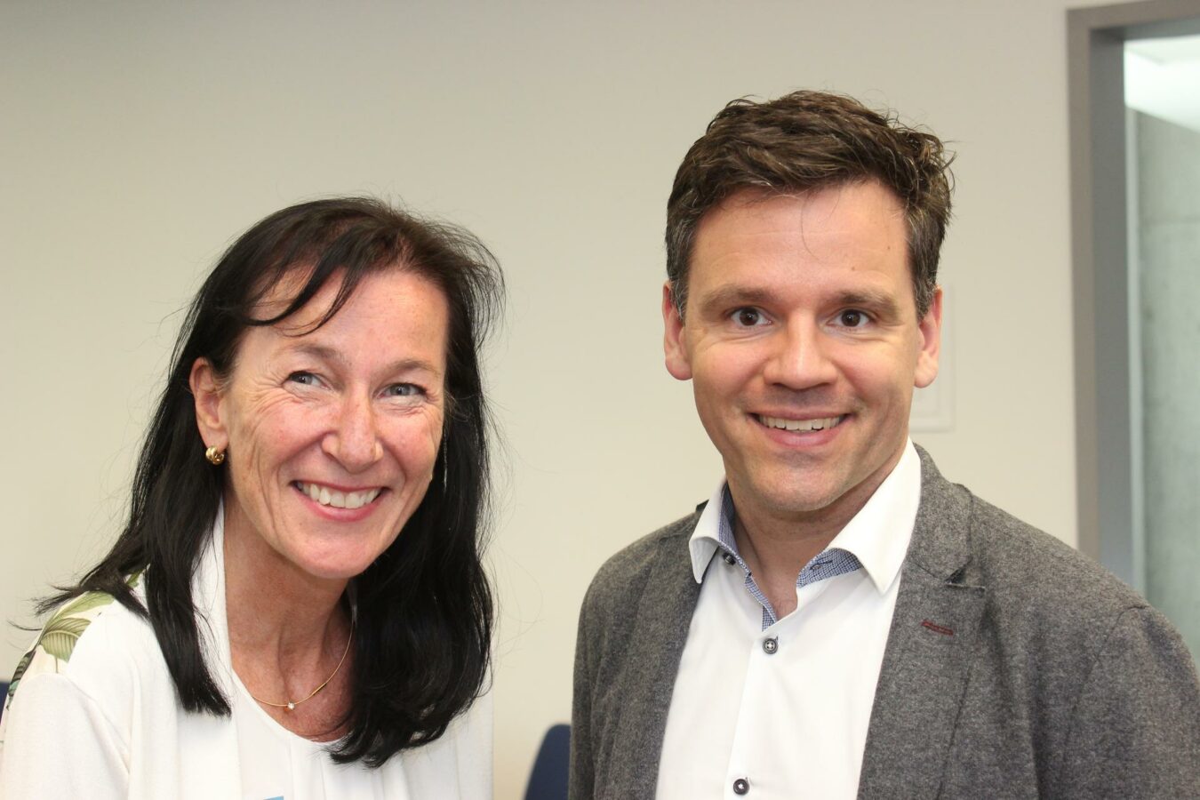 Ines Aust und Lewin Berner (Foto: HDS/L / Redaktion)