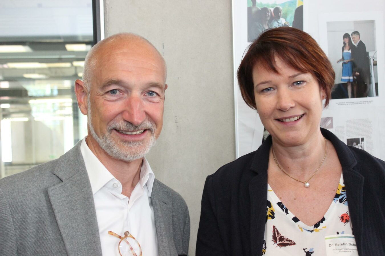 Der PFI-Vorsitzende Michael Tackenberg und Dr. Kerstin Schulte (Foto: HDS/L / Redaktion)