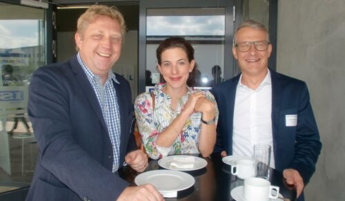 Thomas Bauerfeind, Anne-Katrin Hummel und Achim Bruder (Foto: HDS/L / Redaktion)