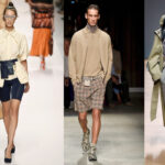 Ein Mega-Trend in Mailand: Gürteltaschen, die mal an schmalen Riemen an Hüfte und Taille getragen werden...(v.l.n.r.): Fendi, Cividini, Salvatore Ferragamo (Fotos: © IMAXtree.com)