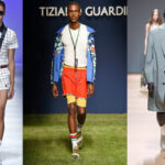 Weiße Tennissocken im Retro-Stil sind vor allem für Herren ein wichtiges Thema (v.l.n.r.): Fila, Tiziano Guardini, Salvatore Ferragamo (Fotos: © IMAXtree.com)