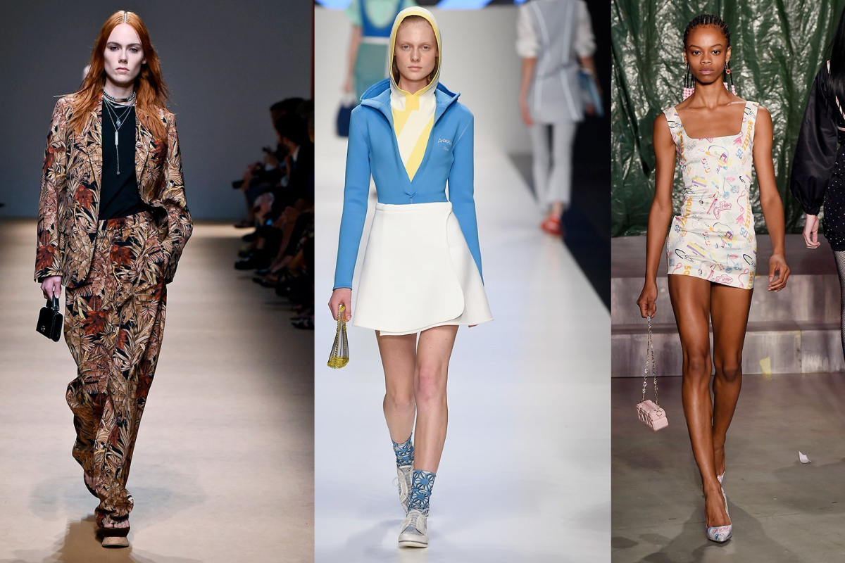 Taschen im Mini-Format sind witzige Eyecatcher (v.l.n.r.): Salvatore Ferragamo, Anteprima, GCDS  (Fotos: © IMAXtree.com)
