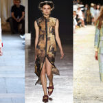 Loafer und Ballerinas werden mit großen Schleifen verziert (v.l.n.r.): Vivetta, Francesca Liberato, Luisa Beccaria (Fotos: © IMAXtree.com)