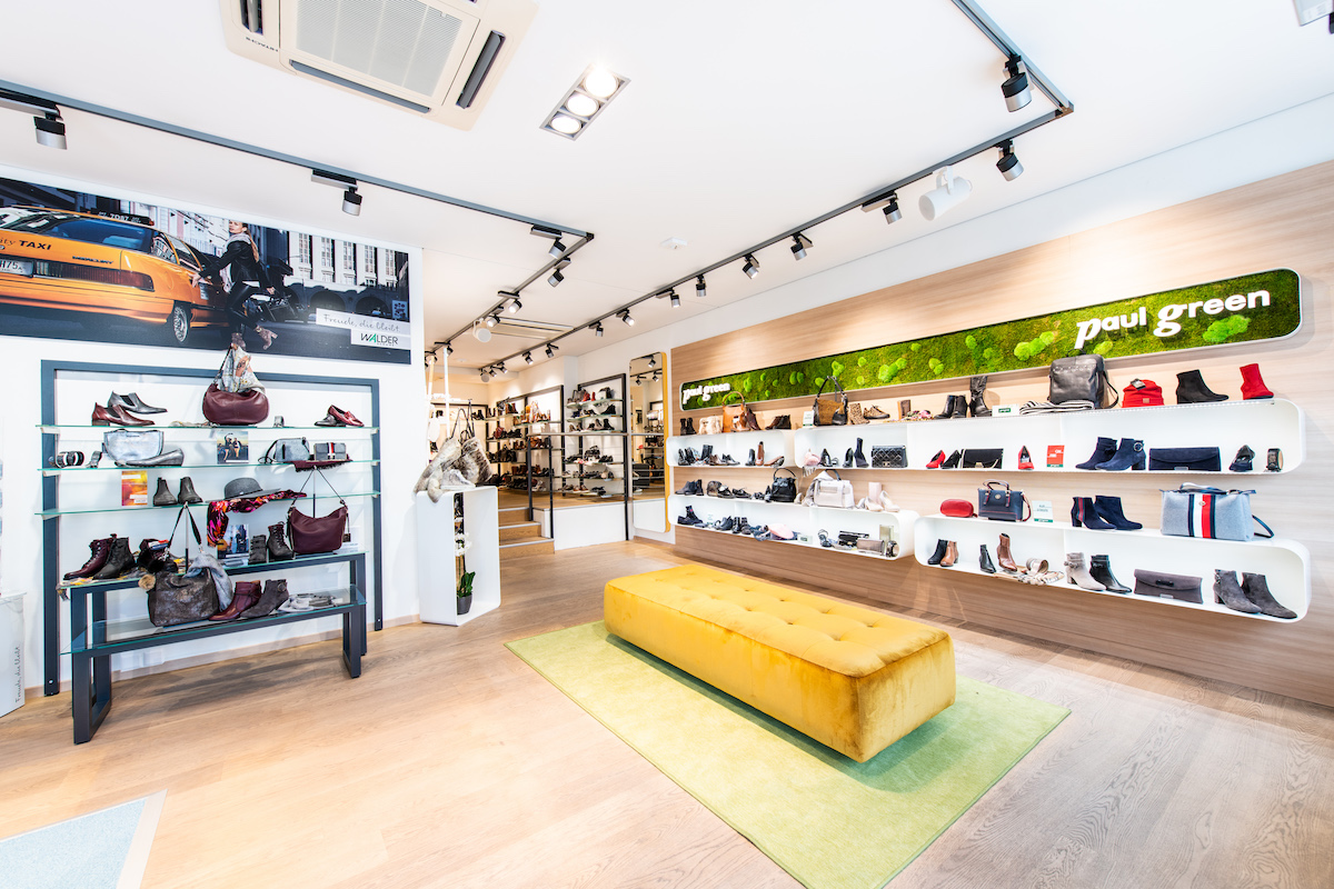 Das erste reine Damenschuh-Geschäft der Schuhhaus Walder AG in Zürich (Foto: Schuhhaus Walder AG). 