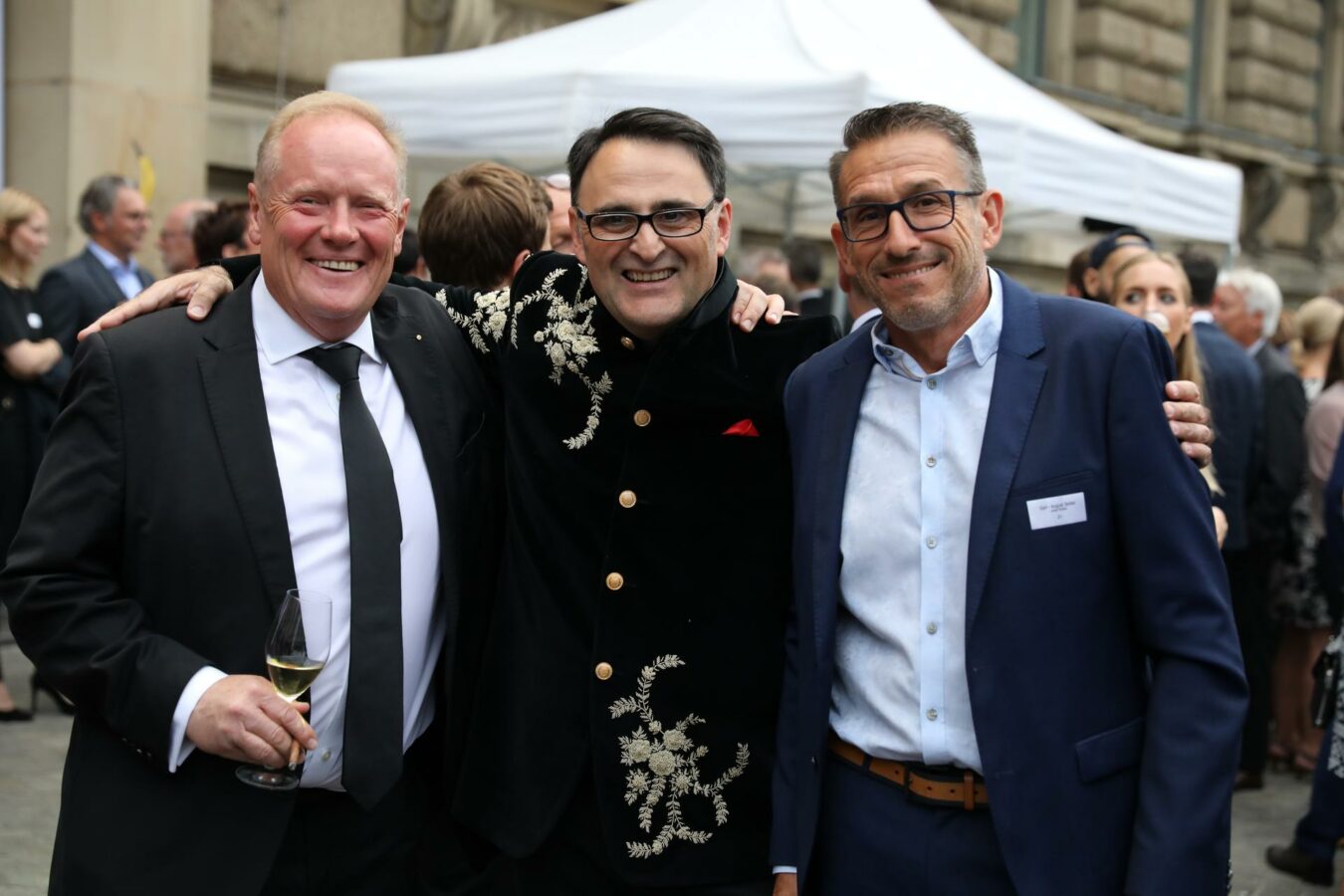 Peter Bödeker, Karim Choukair und Carl-August Seibel