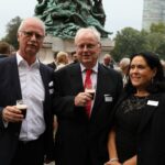 Hans Leinweber, Peter Schreck und Maria Carvalho Leinweber