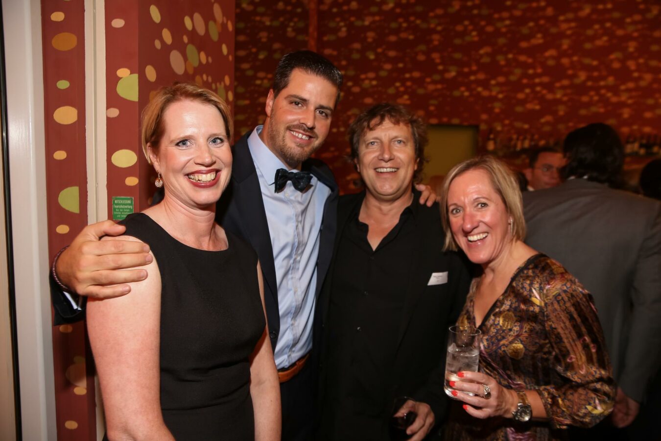 Heike Discher, Timo Leinweber, Niek Jansen und Greet Roeymans