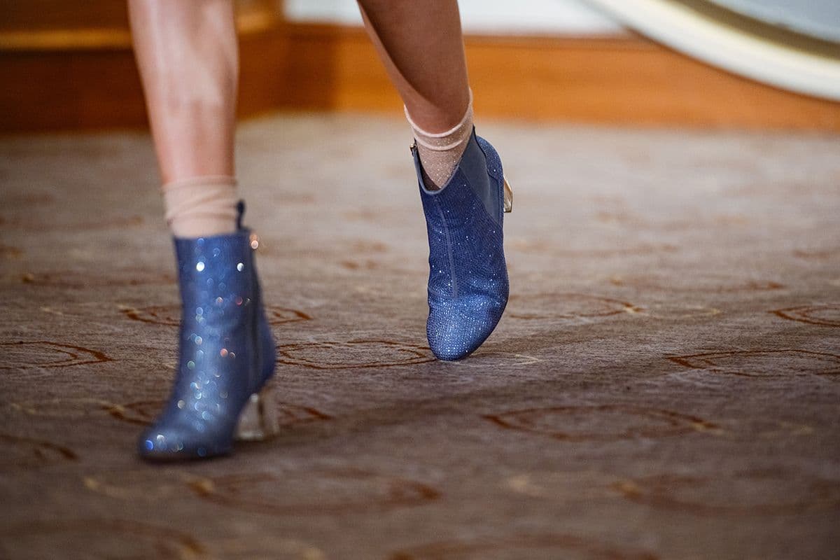 Marcel Ostertag Fashion Show mit Schuhen aus der MarcelOstertag X Tamaris Kollektion (Foto: Robert Schlesinger/Getty Images für Marcel Ostertag)
