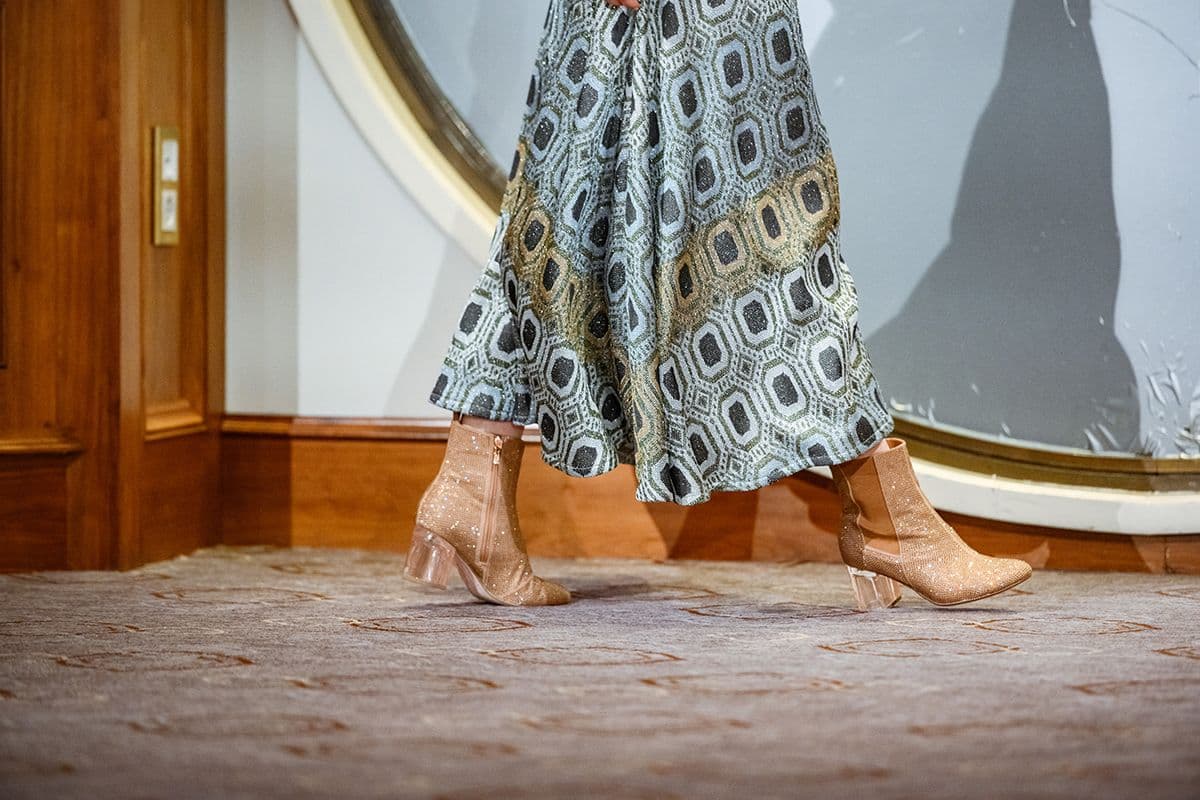 Marcel Ostertag Fashion Show mit Schuhen aus der MarcelOstertag X Tamaris Kollektion (Foto: Robert Schlesinger/Getty Images für Marcel Ostertag)