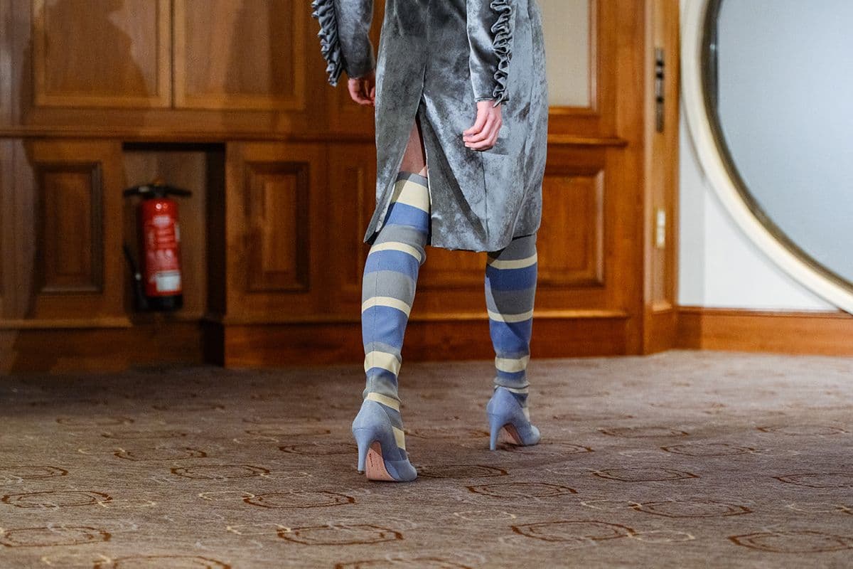 Marcel Ostertag Fashion Show mit Schuhen aus der MarcelOstertag X Tamaris Kollektion (Foto: Robert Schlesinger/Getty Images für Marcel Ostertag)