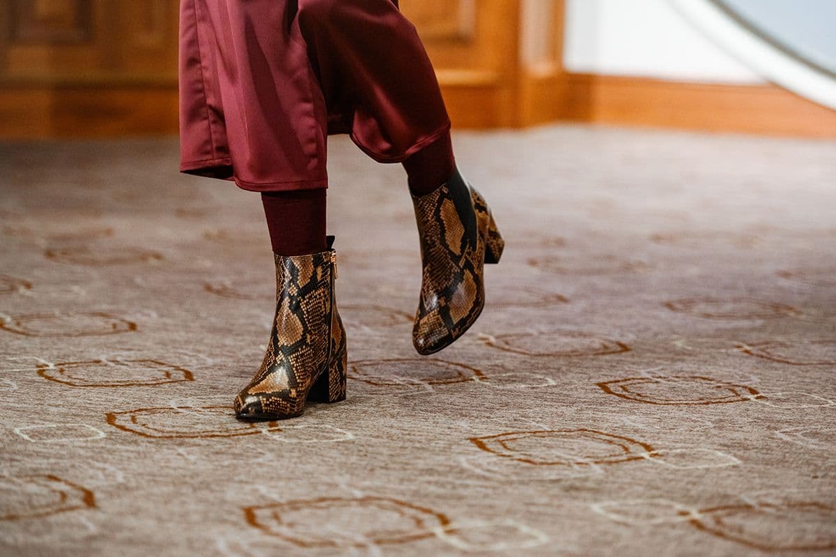 Marcel Ostertag Fashion Show mit Schuhen aus der MarcelOstertag X Tamaris Kollektion (Foto: Robert Schlesinger/Getty Images für Marcel Ostertag)