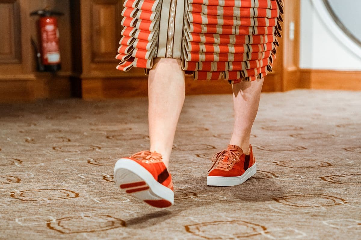 Marcel Ostertag Fashion Show mit Schuhen aus der MarcelOstertag X Tamaris Kollektion (Foto: Robert Schlesinger/Getty Images für Marcel Ostertag)