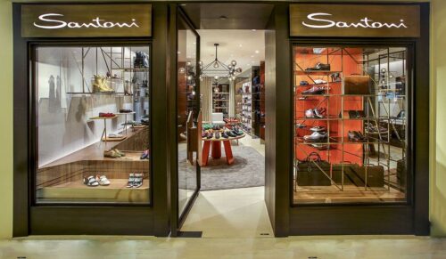 Santoni Monomarken-Store in der DLF Emporio Mall in Neu Delhi. (Foto. Santoni)