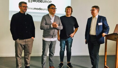 (v.l.n.r.) Dietmar Jost, Karim Choukair, Niek Jansen und Manfred Junkert von Modeurop. (Foto: Modeurop)