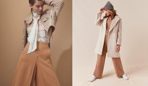 Links Marc Cain, rechts Triangle - Modetrend helle Farben H/W 20/21 