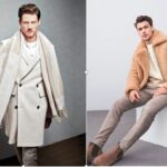 Links Baldessarini, rechts Mac - Modetrend helle Farben H/W 20/21 