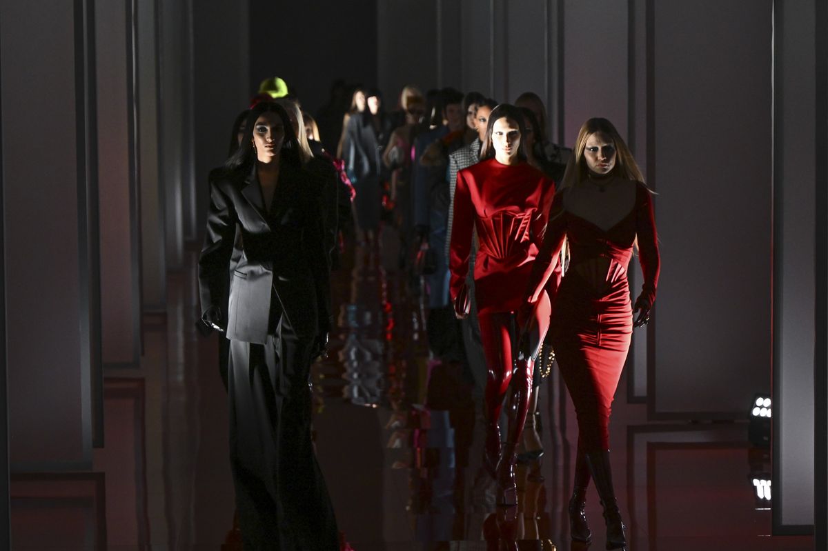 Fashion Show von Versace. (Foto: Martin Veit)