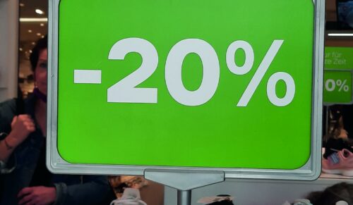 Mid Season-Sale bei Deichmann (Foto: Redaktion)