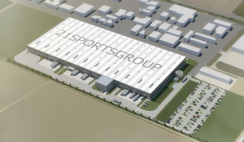 Das neue Logistikzentrum der 21sportsgroup in Ketsch (Foto: 21sportsgroup)