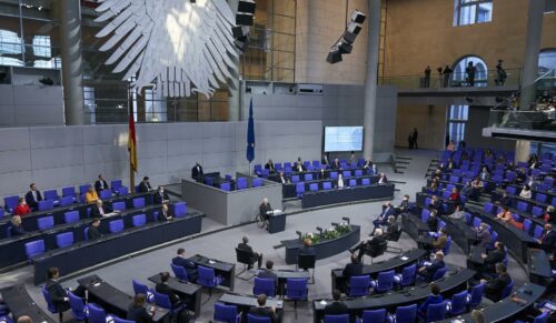 Der Deutsche Bundestag hat die Corona-Notbremse verabschiedet. (Foto: Deutscher Bundestag / Henning Schacht)