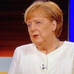 Bundeskanzlerin Angela Merkel im TV-Interview am 28. März