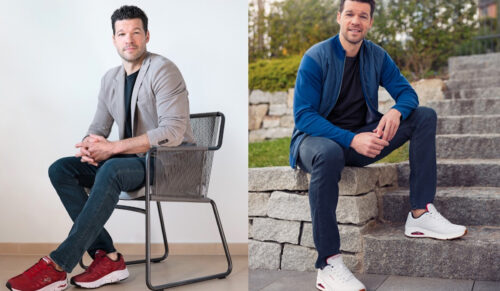 Michael Ballack wirbt für Skechers. (Fotos: Skechers / eikaetschja)