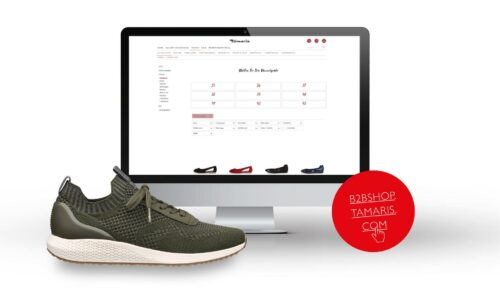 B2B-Shop von Tamaris (Foto: Tamaris)