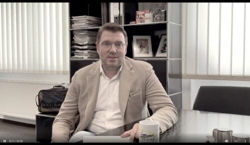 Michael Beheim anlässlich der digitalen Pressekonferenz. (Foto: Screenshot)