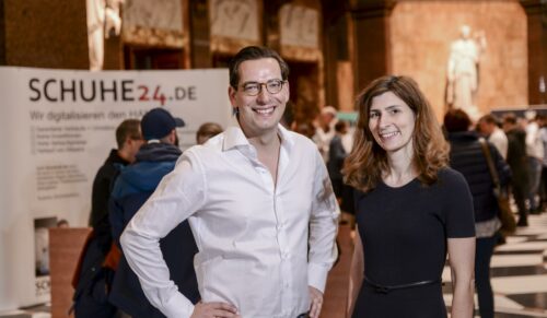 Dr. Dominik und Valeska Benner (Foto: Schuhe24)