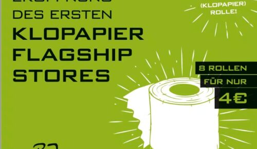 Werbung des Modehauses Blum-Jundt