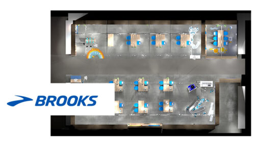 Brooks Running stellt auf der Händlermesse Red Blue der Intersport Deutschland seinen neuen Messestand vor. (Foto: Brooks Running)