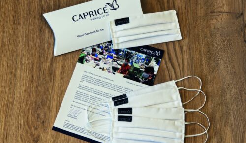Caprice stellt dem Handel Masken zur Verfügung. (Foto: Caprice)