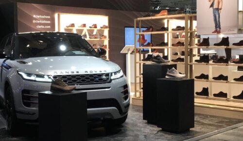 Messestand von Clarks auf der Panorama Berlin (Foto: Clarks)