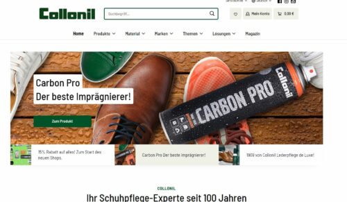 Collonil; Digital-Strategie; Business