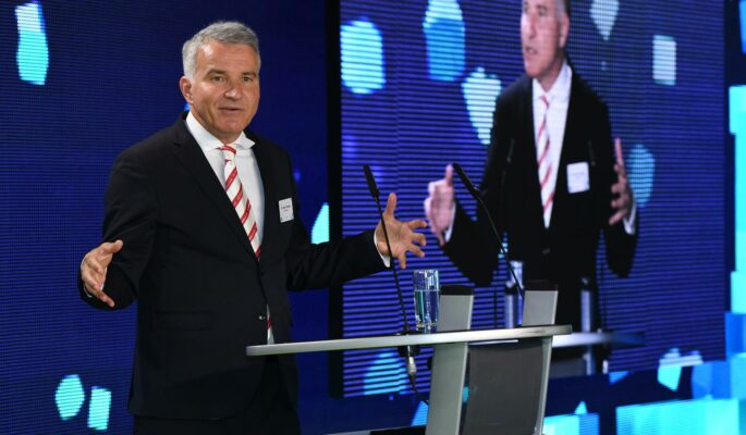 Dr. Daniel Terberger begrüßte die Gäste der 67. Cheftagung in Bielefeld. (Foto: Katag AG/Brauerphotos)
