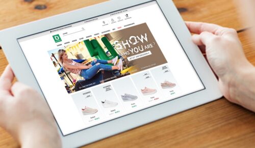 Der Onlinehandel mit Schuhen ist im dritten Quartal 2021 um 15,1% gewachsen. (Foto: Deichmann)