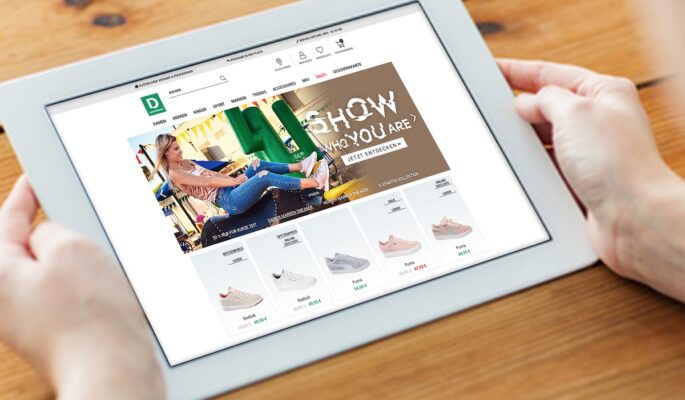Der Onlinehandel mit Schuhen ist im ersten Quartal 2025 um 5,8% gewachsen. (Foto: Deichmann)