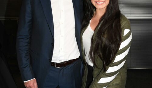 Heinrich Deichmann mit Demi Lovato (Foto: Deichmann)