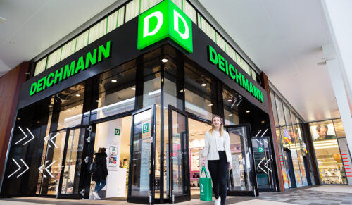 In Deutschland hat der Essener Schuhfilialist Deichmann eine über neunzig prozentige Bekanntheit. (Foto: Deichmann/Rüdiger Fessel)