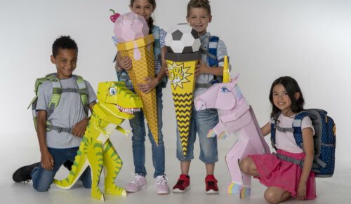 Die Schultüten von ,Der Kleine Knick‘ zeichnen sich durch ihr auffälliges Design und ihre Funktion aus. (Foto: Der Kleine Knick/School-Mood)
