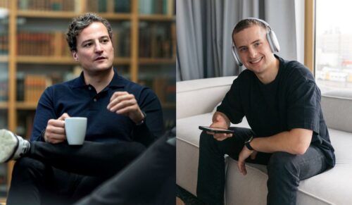 Marcus Diekmann von Rose Bikes und Johannes Kliesch über ihre Tätigkeiten als Business-Influencer. (Foto: Snocks)
