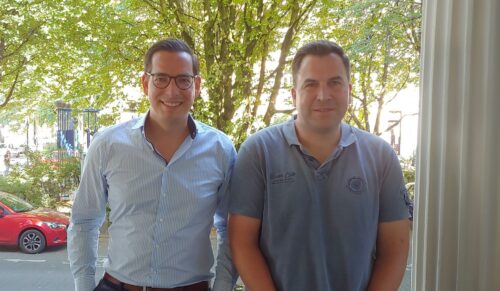 Dr. Dominik Benner (l.) und Christian Lange. (Foto: Taschen24)