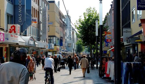 Shoppen in Deutschlands Einkaufsstraßen (Foto: Pixabay)