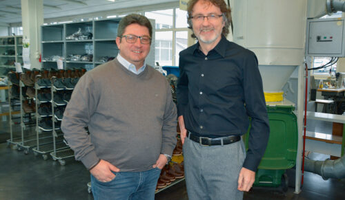 Verkaufsleiter Walter Valenti (links) und Geschäftsleiter Daniel Omlin. (Foto: Redaktion)