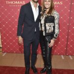 Luca Tretter und Denise Schindler bei der Eröffnungsfeier des neuen Thomas-Flagshipstores in München am 01.09.2022 (Foto: Brauerphotos/G.Nitschke/Thomas)