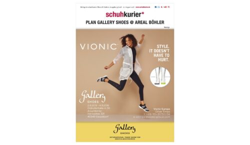 schuhkurier Hallenplan zur Gallery Shoes September 2018 (Foto: Redaktion)